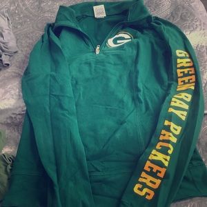 PINK brand. Green Bay Packers zipup.